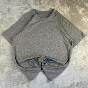 Rhone Shirt Mens XL Gray Short Sleeve Athleisure Active Gym Wear